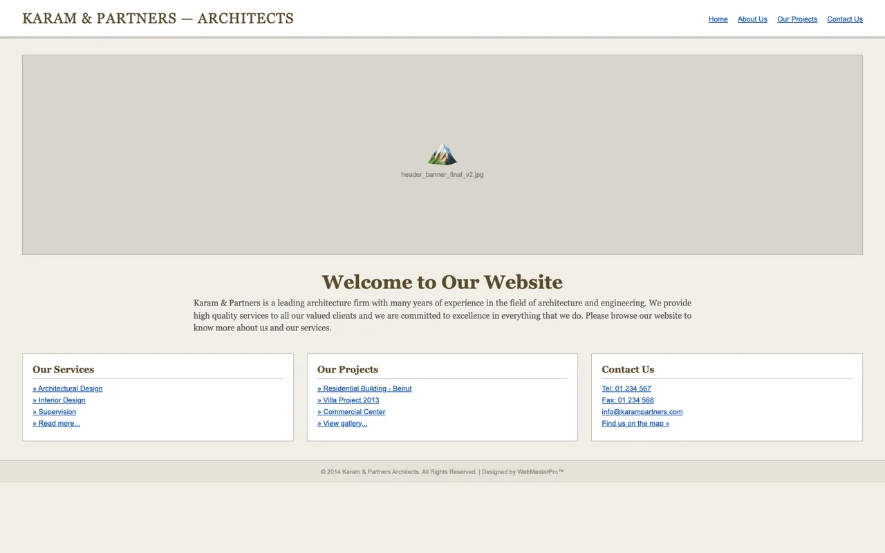 Forma — the generic site it started from