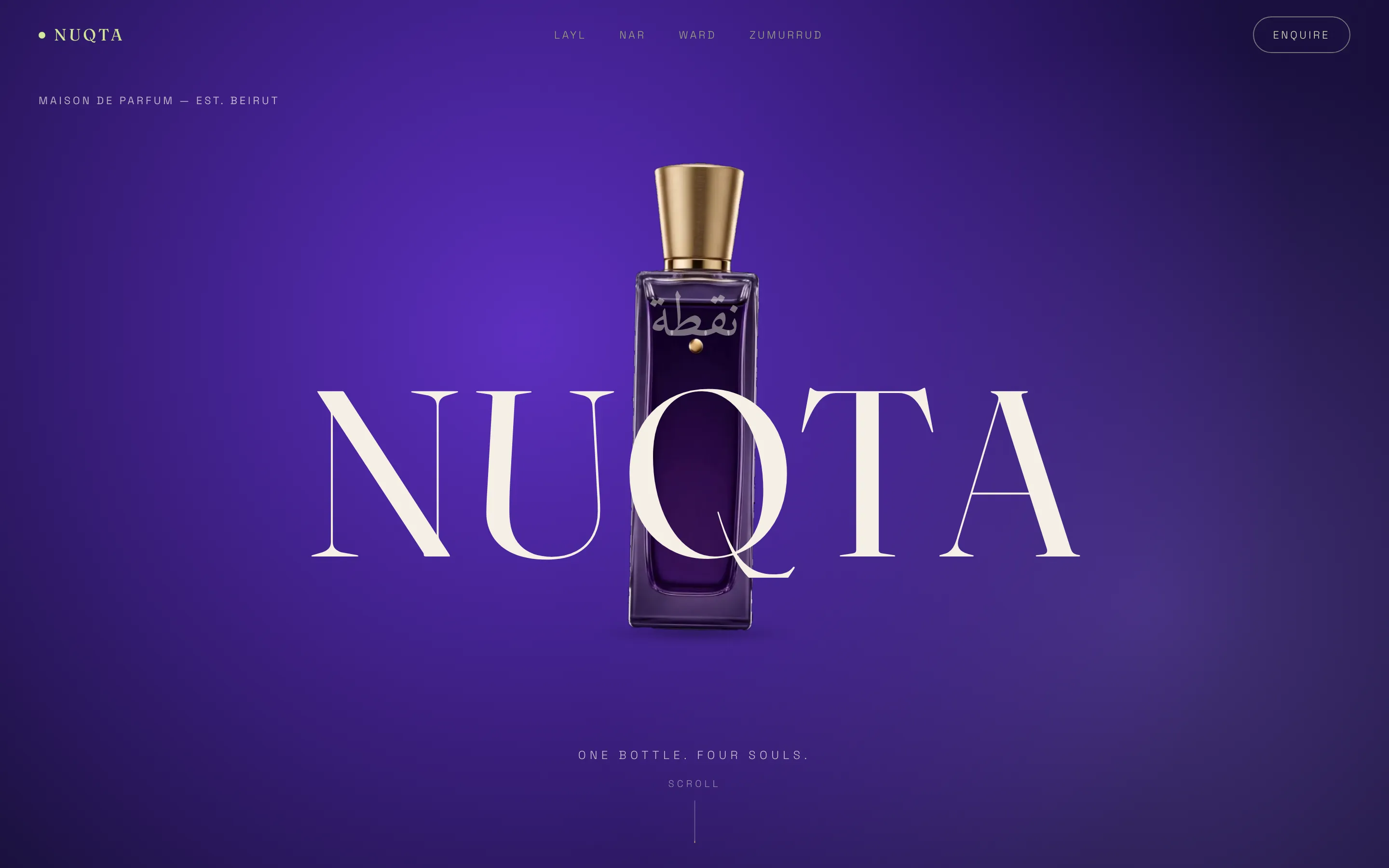 NUQTA — the site Verso built